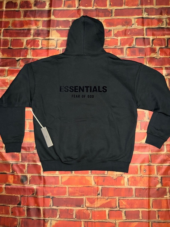 Essentials Other - ESSENTIALS Black Pullover Hoodie Mens Large “Stretch lim” 100% Authentic